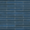 Flamenco 2"x18" Hale Navy Brick Look Glossy Porcelain Wall Tile view