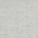 Flamenco 2"x18" Princess White Brick Look Glossy Porcelain Wall Tile - MSI Collection wall  view