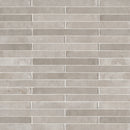 Flamenco 2"x18" Whales Gray Brick Look Glossy Porcelain Wall Tile - MSI Collection wall view