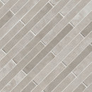 Flamenco 2"x18" Whales Gray Brick Look Glossy Porcelain Wall Tile - MSI Collection angle view