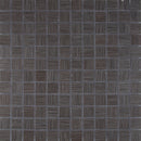 Focus Graphite 12"x12" Matte Porcelain Mesh-Mounted Mosaic Tile product shot wall view 2