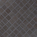 Focus Graphite 12"x12" Matte Porcelain Mesh-Mounted Mosaic Tile product shot angle view