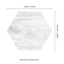 Geoglam 11"x13" Hexagonal Matte Porcelain Floor And Wall Tile - MSI Collection