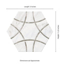 Geoglam 11"x13" Hexagonal Matte Porcelain Floor And Wall Tile - MSI Collection