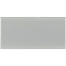 Gray Bullnose 3"x6" Glossy Ceramic Wall Tile - MSI Collection product shot tile view