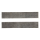 Gridescale Graphite 3"x18" Bullnose Matte Porcelain Wall Tile - MSI Collection product shot multi tile view