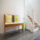 Gridescale Graphite 3"x18" Bullnose Matte Porcelain Wall Tile - MSI Collection product shot room view