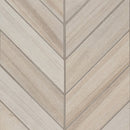 Havenwood Dove Chevron  12"x15"  Matte Porcelain Mesh-Mounted Mosaic Tile product shot angle view 3