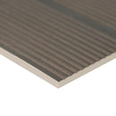 Elemental deck walnut 8 in x 47 in matte NHDELEWAL8X47 porcelain floor and wall tile product shot profile view