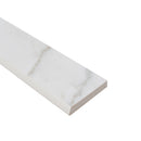 Kaya Calacatta Lucca Bullnose 3"x24"  Matte  Porcelain Wall Tile - MSI Collection product shot edge view
