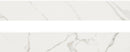 Kaya Calacatta Venato Bullnose 3"x24" Matte Porcelain Wall Tile - MSI Collection product shot multi tile view