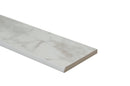 Kaya Carrara Bianco 3"x24" Polished Porcelain Bullnose Tile - MSI Collection angle view