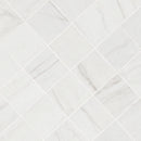 Kaya Zermatta Blanca Matte Porcelain Mosaic Floor And Wall Tile - MSI Collection