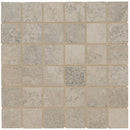 Legend grey 12"x12" Matte Porcelain Mosaic Tile - MSI Collection product shot tile view