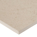 Living Style Cream Bullnose 2"x24" Glazed Porcelain Wall Tile - MSI Collection product shot edge view