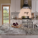 Loft Gris 12"x12" Matte Porcelain Mesh-Mounted Mosaic Tile room shot kitchen view