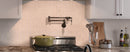 Loft Gris 12"x12" Matte Porcelain Mesh-Mounted Mosaic Tile room shot kitchen view 2