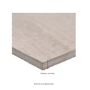 Malahari Greige 12"x24" Lapato 3D Porcelain Floor & Wall Tile - MSI Collection thickness view