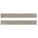 Malahari Greige 3"x24" Lapato 3D Porcelain Bullnose Tile Trim - MSI Collection multi tiles view