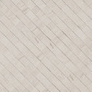 Malahari White 12"x12" Lapato 3D Porcelain 2"x2" Mosaic Tile - MSI Collection angle view