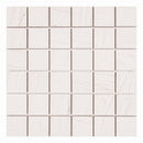 Malahari White 12"x12" Lapato 3D Porcelain 2"x2" Mosaic Tile - MSI Collection profile view
