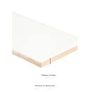 Metro White 3"x6" Glossy Ceramic Wall Tile - MSI Collection measurement view 2
