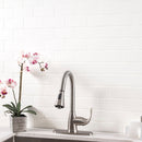 Metro White 3"x6" Glossy Ceramic Wall Tile - MSI Collection kitchen sink view 2