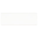 Metro White Ceramic Bullnose Tile - MSI Collection single tile view