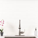 Metro White 4"x12" Glossy Ceramic Wall Tile - MSI Collection basin view