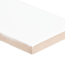 Metro White 4"x16" Glossy Ceramic Wall Tile - MSI Collection profile view