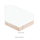 Metro White 4"x16" Glossy Ceramic Wall Tile - MSI Collection measurement view 2