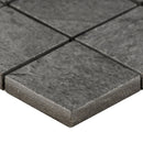 Legions Midnight Montage 12"x12" Matte Porcelain Floor And Wall Tile product shot profile view