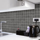 Legions Midnight Montage 12"x12" Matte Porcelain Floor And Wall Tile room shot kitchen view