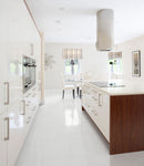 Miraggio Gold 12"x24" Porcelain Polished Floor and Wall tile - MSI Collection room shot kitchen view 2