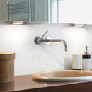 Miraggio Gold 12"x12" Porcelain 2" Hexagon Mosaic Wall & Floor Tile - MSI Collection product shot kitchen view 4