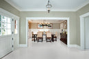 Miraggio Gray 24"x48" Porcelain Polished Floor and Wall tile - MSI Collection room shot dinning 2 view
