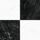 Noir Blanc 17"x17" Matte Porcelain Floor Wall Tile - MSI Collection
