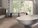 Onyx Sand Bullnose 3"x24" Glazed Porcelain Wall Tile - MSI Collection product shot profile view