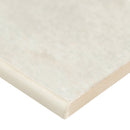 Oxide Blanc Bullnose 3"x18" Matte Glazed Porcelain Wall Tile - MSI Collection product shot edge view