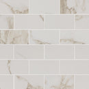 Pietra Calacatta Polished Porcelain Mosaic Floor Wall Tile - MSI Collection