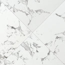 Pietra Statuario 24"x24" Polished Porcelain Floor and Wall Tile room shot angle view