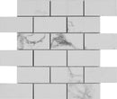 Pietra Statuario 12"x12" Polished Porcelain Mesh-Mounted Mosaic Tile - MSI Collection product shot profile view 2