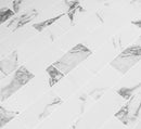 Pietra Statuario 12"x12" Polished Porcelain Mesh-Mounted Mosaic Tile - MSI Collection product shot angle view