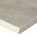 Praia Crema 3"x24" Polished Porcelain Bullnose Wall Tile - MSI Collection product shot edge view
