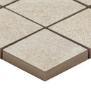 Legions Quartz White 12"x12" Matte Porcelain Floor And Wall Tile room shot profile view
