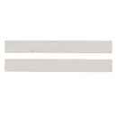 Regallo Calacatta Isla 3"x24" Bullnose Polished Porcelain Wall Tile - MSI Collection product shot multi tile view