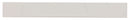 Regallo Calacatta Isla 3"x24" Bullnose Polished Porcelain Wall Tile - MSI Collection product shot tile view