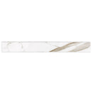 Regallo Calacatta Marbella 3"x24" Bullnose Polished Porcelain  Wall Tile - MSI Collection single view