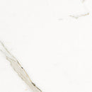Regallo Calacatta Marbella 3"x24" Bullnose Matte Porcelain Wall Tile - MSI Collection closeup view