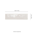 Renzo Dove Bullnose 3"x12" Glossy Ceramic  Wall Tile - MSI Collection measurement view